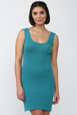FOREVER 21 Women A-line Blue Mini/Short Dress
