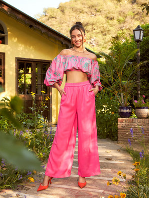 SASSAFRAS Top Palazzos Co-ords Set
