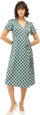 SALT ATTIRE Women Fit and Flare Multicolor Dress