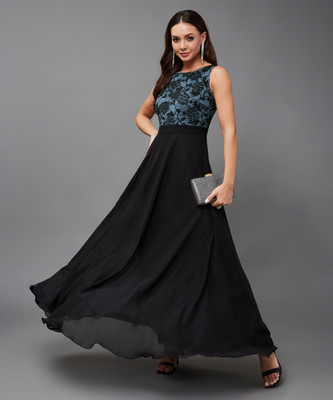 Miss Chase Women Bodycon Black Knee Length Dress