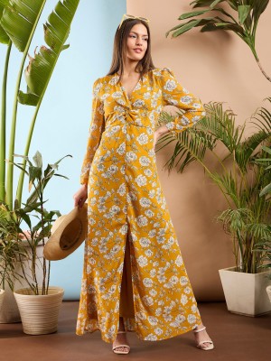 SASSAFRAS Women Maxi Yellow Dress