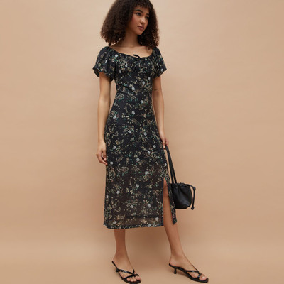 Ginger by Lifestyle Women Maxi Black Midi/Calf Length Dress