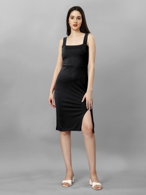 Julee Women Bodycon Black Dress