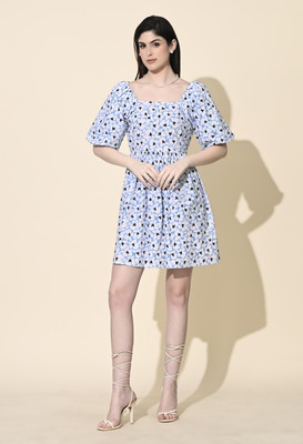 Fiorenza Women A-line Multicolor Mini/Short Dress