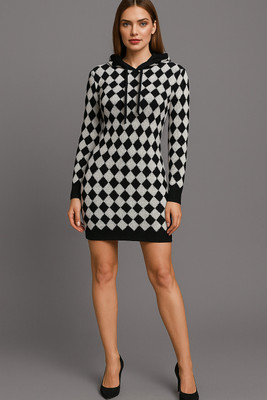 KIYAN NXT GENE Women Bodycon Multicolor Mini/Short Dress