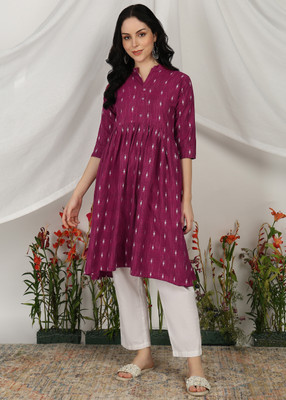 Moda Rapido Women Printed Anarkali Kurta(Multicolor)