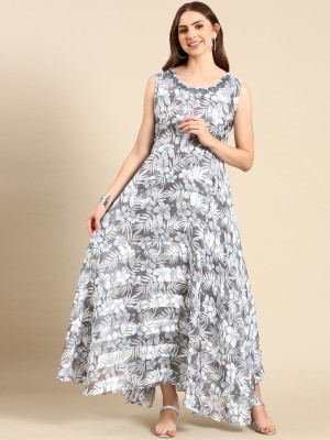 Showoff Women Maxi Grey Dress