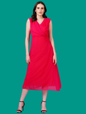 Oh Mi Dios Women Gathered Red Dress