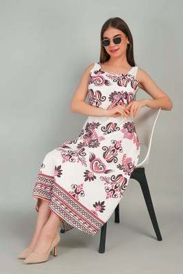 Gul West Women Maxi Pink Full Length Dress