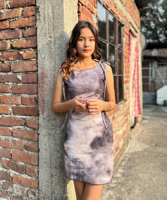 TANDUL Women Bodycon Multicolor Above Knee/Mid Thigh Length Dress