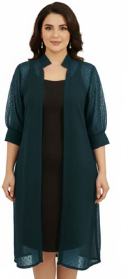 vashist Women Maxi Dark Green Full Length Dress