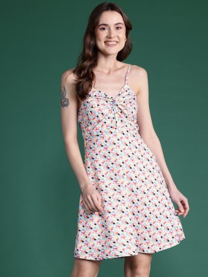 Dressberry Women A-line Multicolor Dress