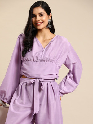 Sangria Top Palazzos Co-ords Set