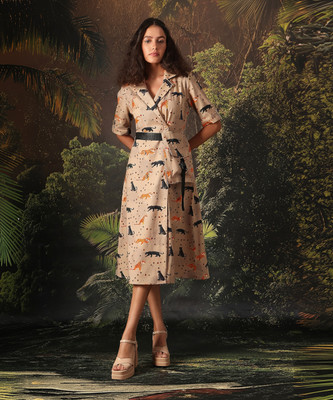 VERO MODA Women Shirt Multicolor Midi/Calf Length Dress