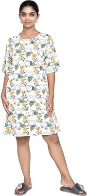 altius Women A-line Multicolor Midi/Calf Length Dress