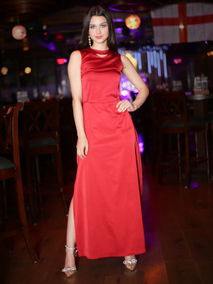 Sera Women Maxi Red Full Length Dress