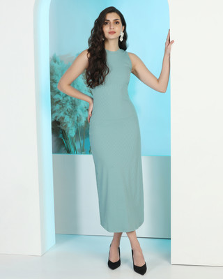 Flystitch Women A-line Red Above Knee/Mid Thigh Length Dress