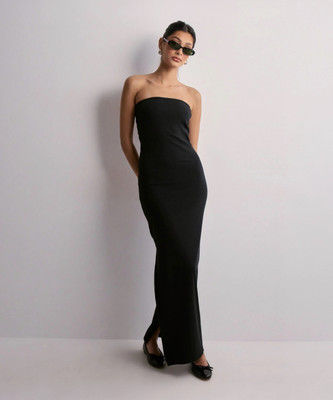 COLOR CAPITAL Women Bodycon Black Maxi/Full Length Dress