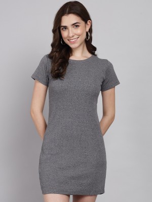 GUTI Women Bodycon Grey Dress