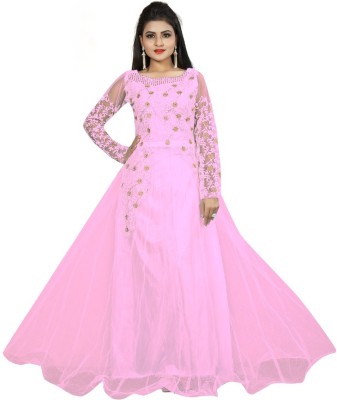 Jash Creation Women Ethnic Dress Pink Dress