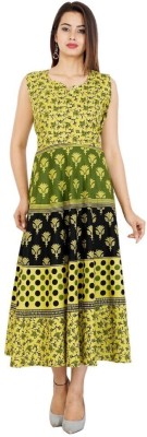 KRISMARTELITE Women Maxi Green Dress