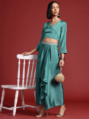 all about you Top Skirt Co-ords Set