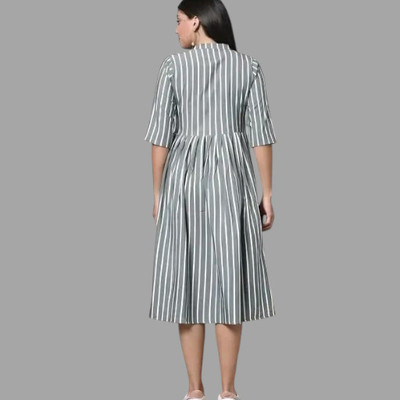 Texpa Pl Women Printed Straight Kurta(Multicolor)