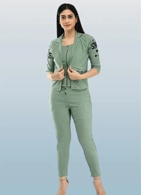 MYKUKI Top Pant Co-ords Set with Jacket