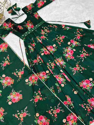 RJB Flared/A-line Gown(Green)