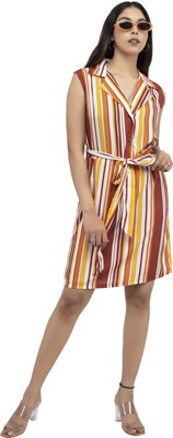 NATIVITY CLOTHING Women A-line Multicolor Above Knee/Mid Thigh Length Dress