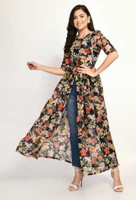 sarvayoni Women A-line Multicolor Dress