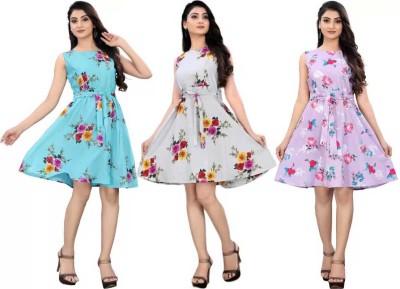 AK Fashion Women A-line Multicolor Dress