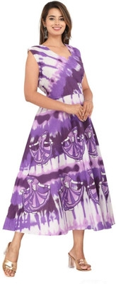 Dream of style Women Printed Anarkali Kurta(Multicolor)