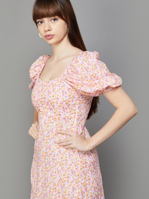 Ginger by Lifestyle Women A-line Multicolor Dress