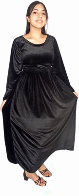 Garima Fashion Women A-line Black Above Knee/Mid Thigh Length Dress