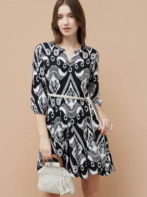 Fame Forever by Lifestyle Women Fit and Flare White Mini/Short Dress