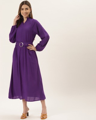 Alsace Lorraine Paris Women A-line Purple Dress