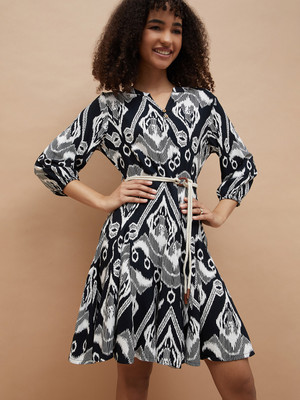 Fame Forever by Lifestyle Women A-line Black Above Knee/Mid Thigh Length Dress