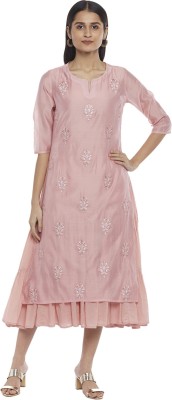 Rangmanch by Pantaloons Women A-line Pink Dress