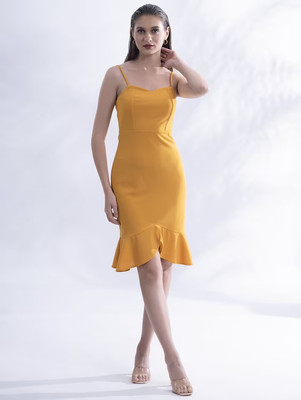 shoptowear Women Bodycon Multicolor Above Knee/Mid Thigh Length Dress