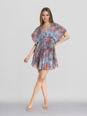 Tokyo Talkies Women Fit and Flare Multicolor Midi/Calf Length Dress