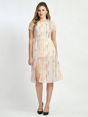 Blushia Women A-line Multicolor Dress