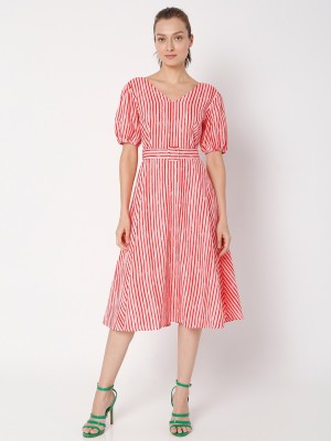 VERO MODA Women A-line Pink Dress