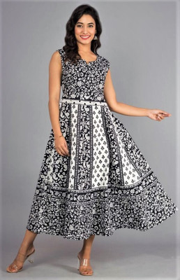 MOHINI CREATION Women Maxi Multicolor Full Length Dress