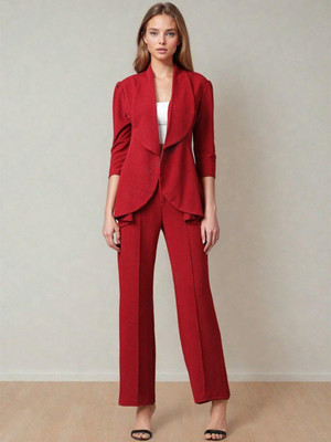 KOTTY Top Pant Co-ords Set with Blazer
