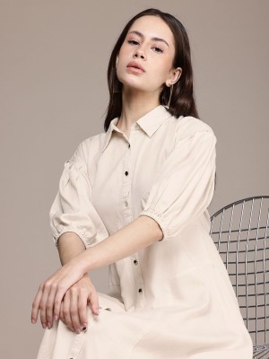 French Connection Women A-line White Dress