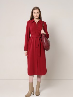 VERO MODA Women Shirt Red Dress