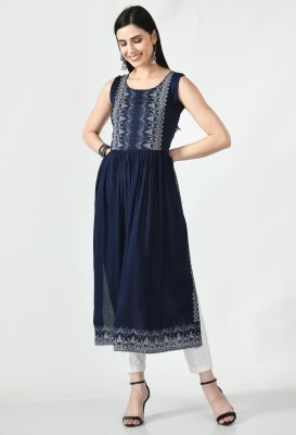 NOBEY INDIA Women A-line Blue Dress