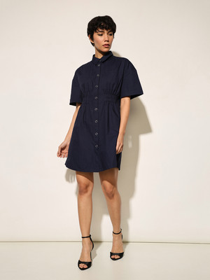 ONLY Women Shirt Dark Blue Mini/Short Dress
