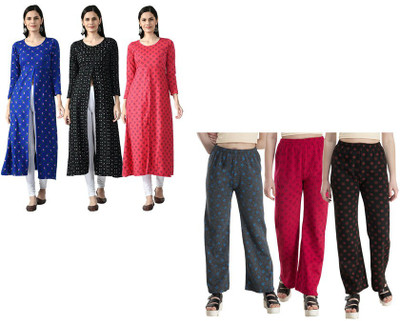 KAVYA Women A-line Multicolor Maxi/Full Length Dress